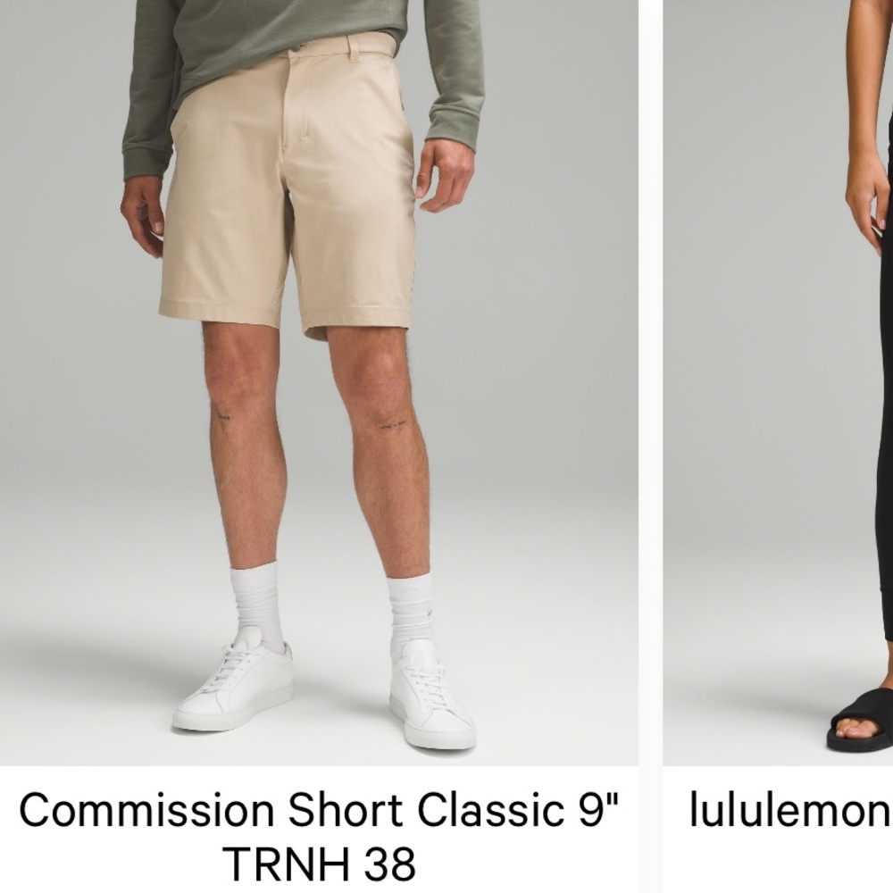 Lululemon Men’s Commission Short 9’ Trench Size 38